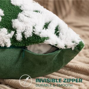 Christmas Tufted Snowflake Decorative Cushion Cover