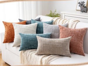Modern Chenille Textured Decorative Cushion Cover
